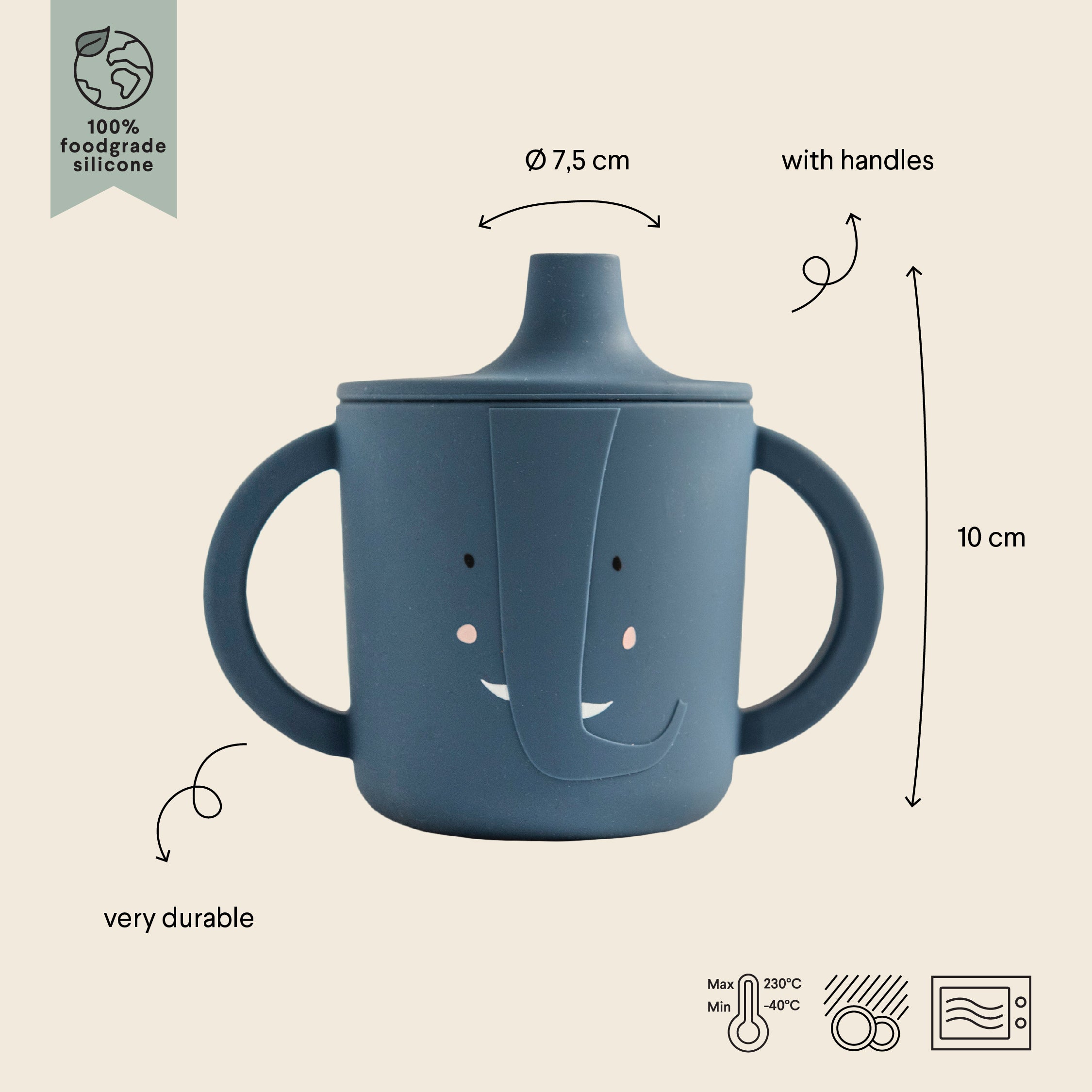 Tazza in silicone Mr Elephant